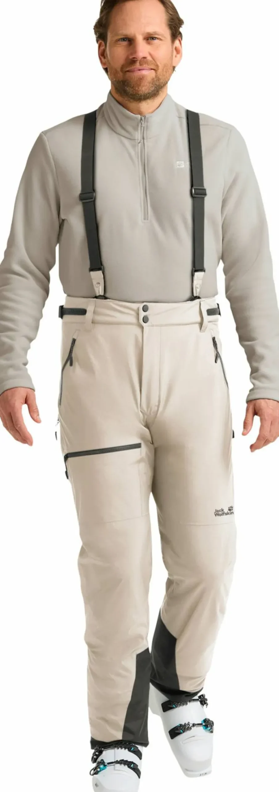 Jack Wolfskin Men's Flowline Pro 2l Ins Pants Pale Sand