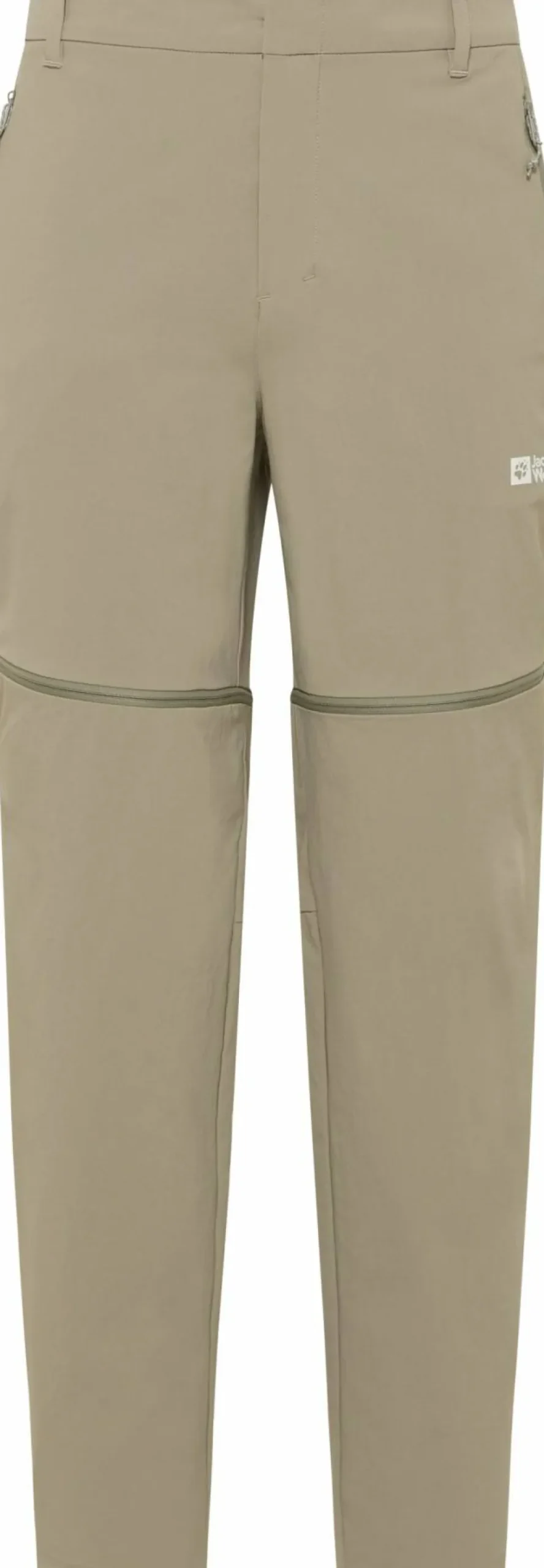 Jack Wolfskin Men's Hikeout Zip Off Pants Stone