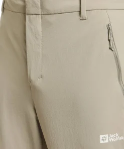 Jack Wolfskin Men's Hikeout Zip Off Pants Stone