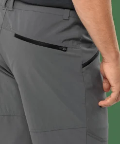 Jack Wolfskin Men's Hiking Alpine Shorts Slate