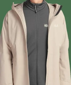 Jack Wolfskin Men's Litestride 3in1Jacket Oyster