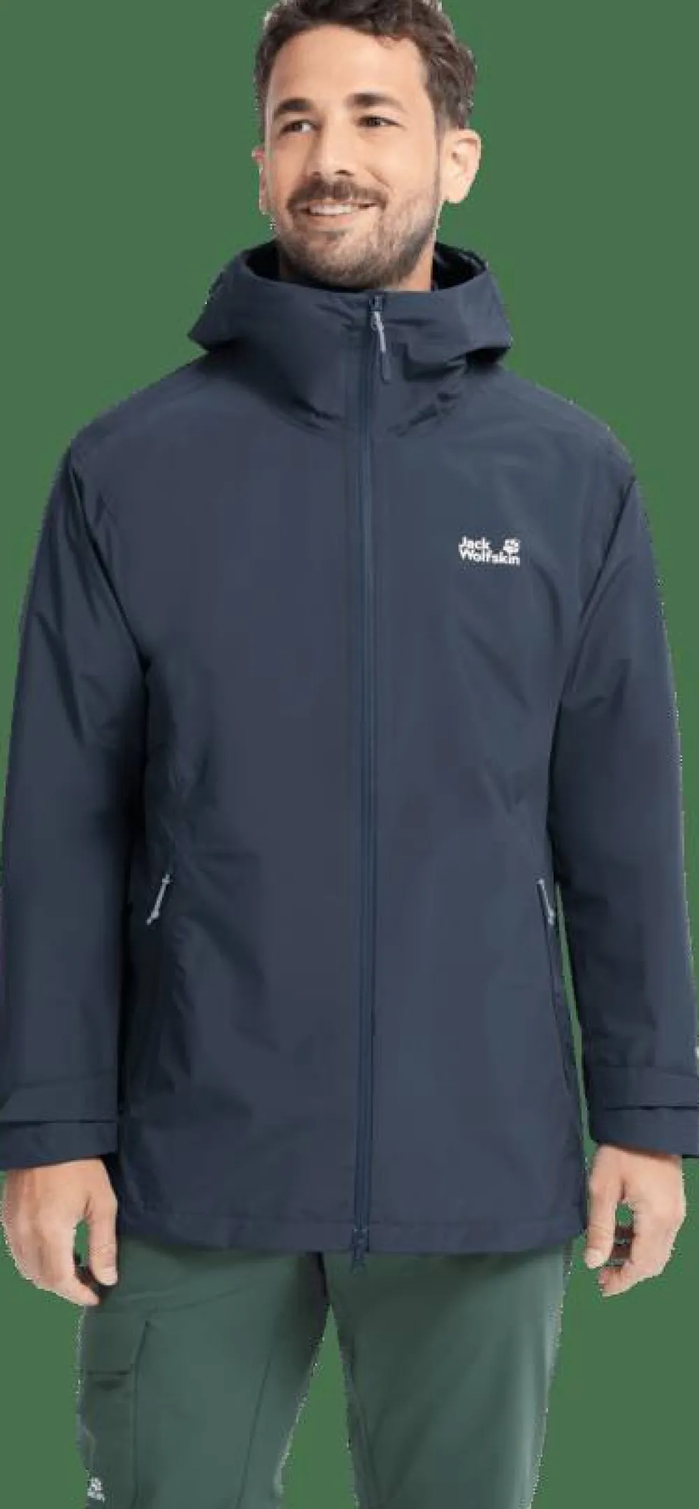 Jack Wolfskin Men's Litestride 3in1Jacket Midnight Sky New