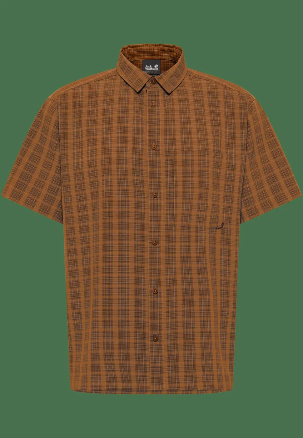 Jack Wolfskin Men's Meseta Shirt Check Autumn Leaves