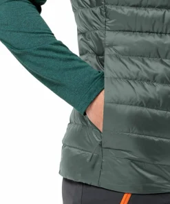 Jack Wolfskin Men's Pilvi Down Vest Hedge Green