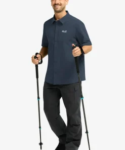 Jack Wolfskin Men's Prelight Suncool Shirt Midnight Sky