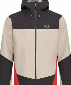 Jack Wolfskin Men's Rockpaw 3L Jacket Oyster