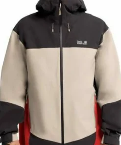 Jack Wolfskin Men's Rockpaw 3L Jacket Oyster