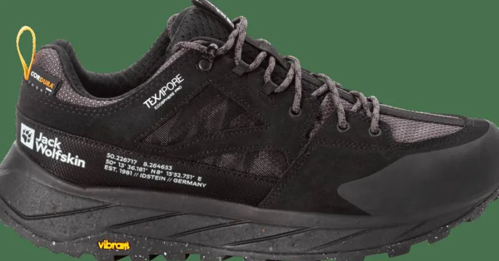 Jack Wolfskin Men's Terraquest Texapore Low Black