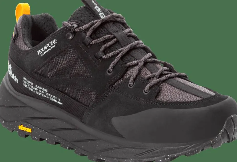 Jack Wolfskin Men's Terraquest Texapore Low Black