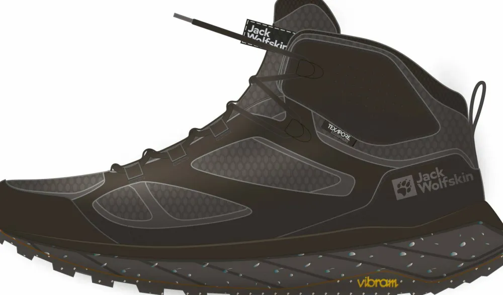 Jack Wolfskin Men's Terraventure Texapore Mid Black Best