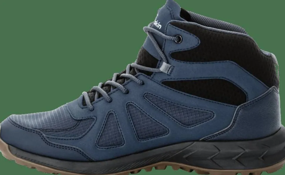 Jack Wolfskin Men's Woodland 2 Texapore Mid Night Blue