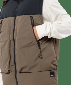 Jack Wolfskin Unisex Dellbrueck Vest Chestnut Sale
