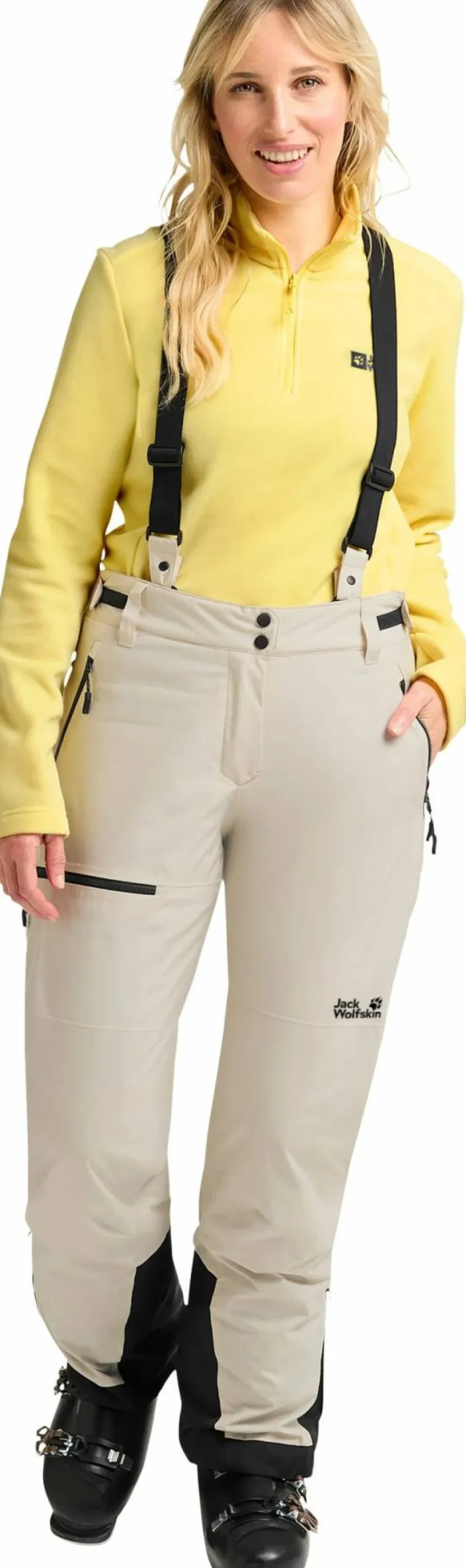 Jack Wolfskin Women's Flowline Pro 2l Ins Pants Pale Sand Discount