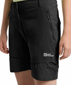 Jack Wolfskin Women's Hikeout Zip Off Pants Black