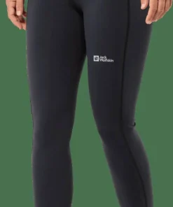 Jack Wolfskin Women's Klintal Tights Black Best