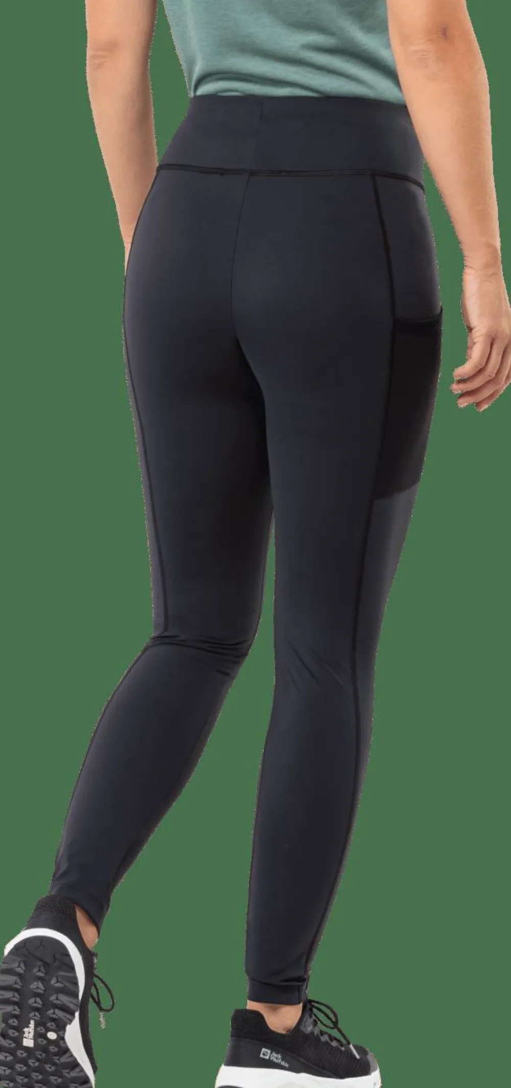Jack Wolfskin Women's Klintal Tights Black Best