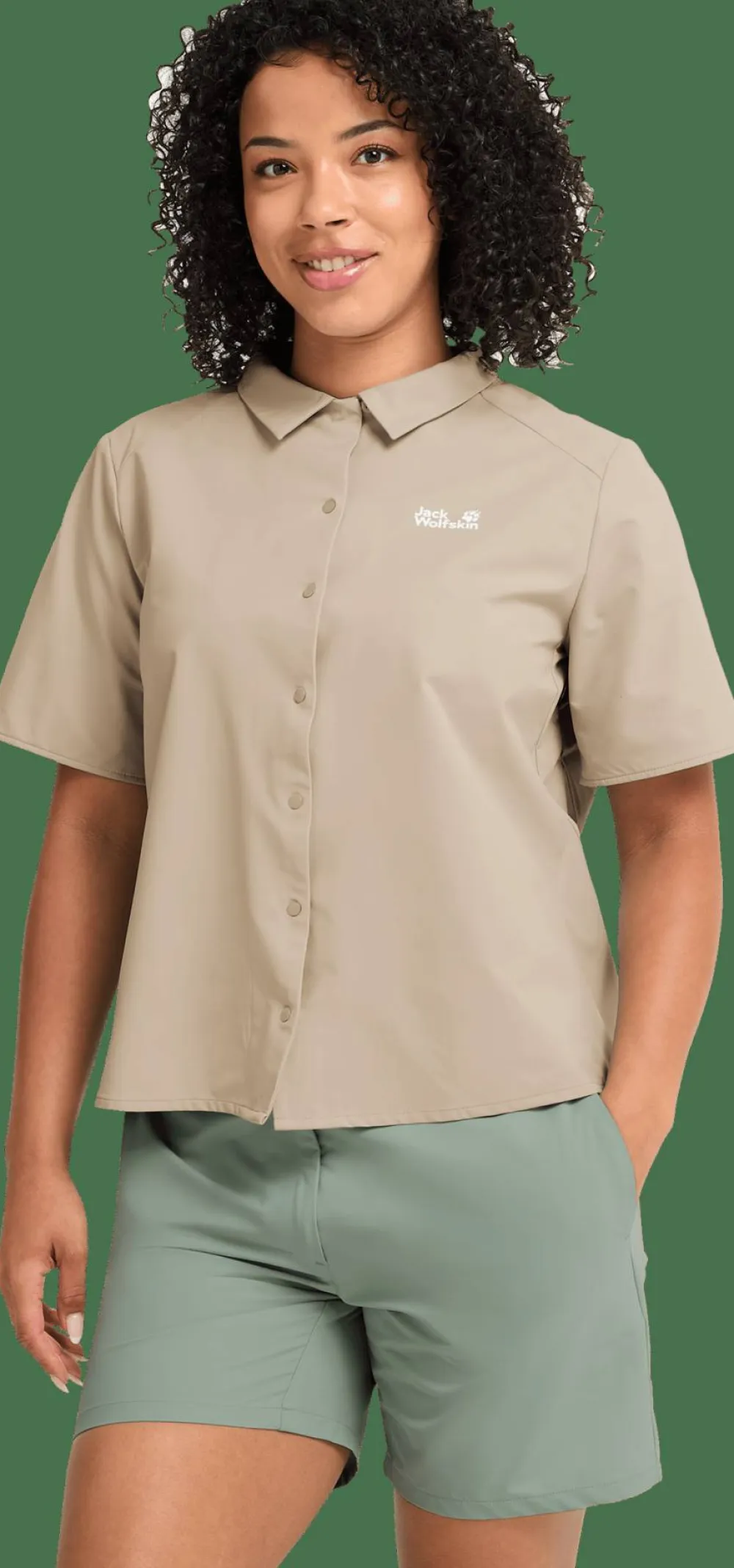 Jack Wolfskin Women's Prelight Suncool Shirt Oyster Online