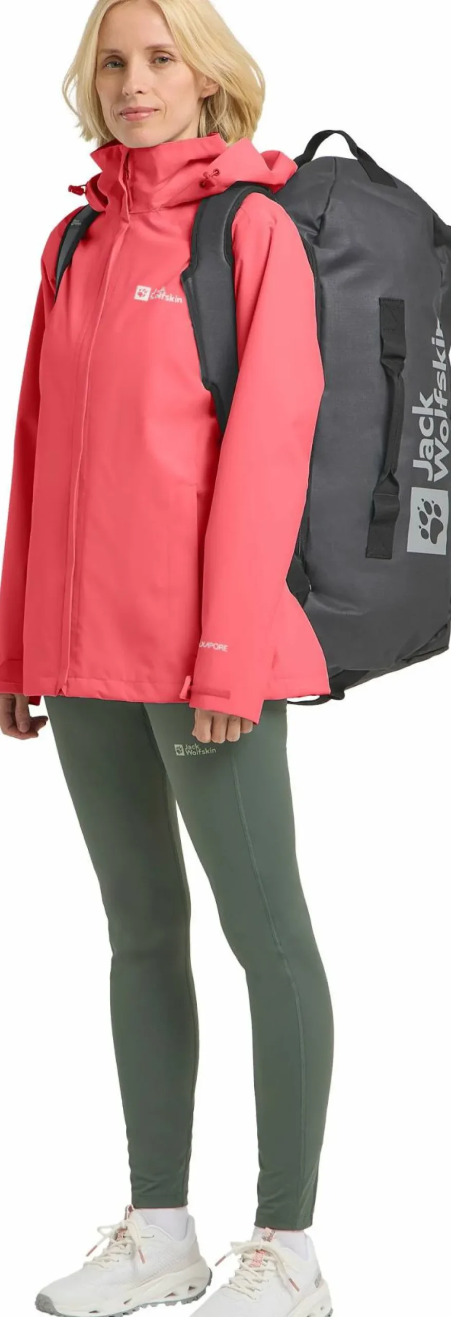 Jack Wolfskin Women's Trailtime 2L Jacket Sunset Coral