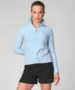 Johaug Women's Fusion Fleece Half Zip Light Blue Hot
