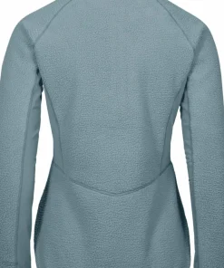 Johaug Women's Fusion Pile Henley Green/Blue Outlet