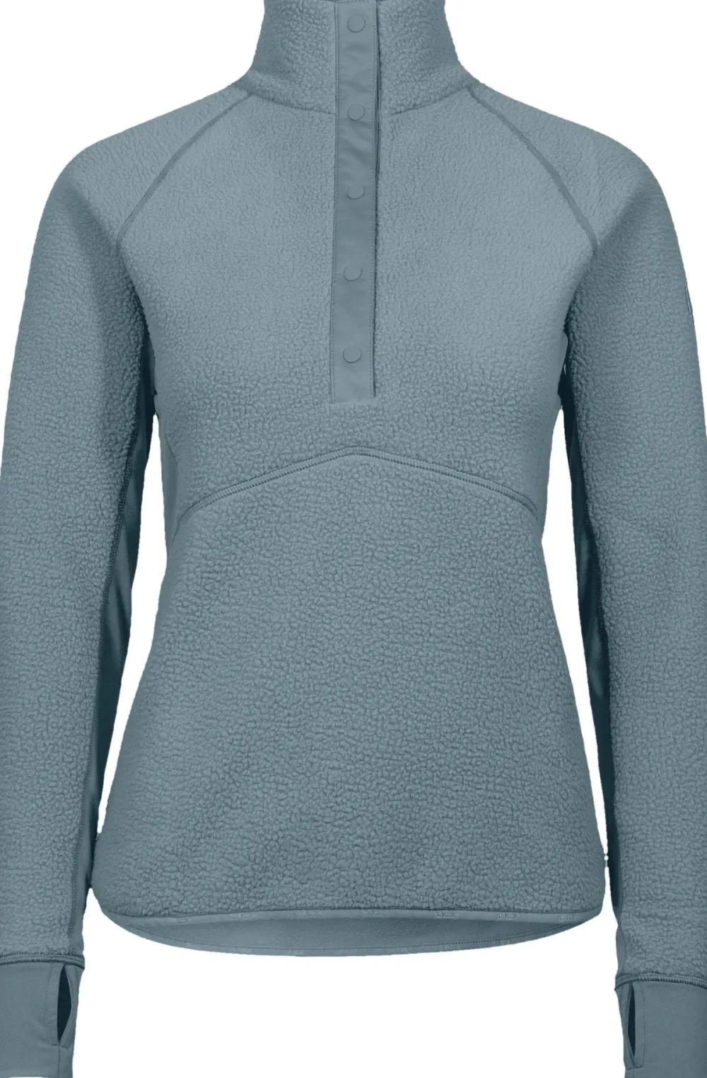 Johaug Women's Fusion Pile Henley Green/Blue Outlet