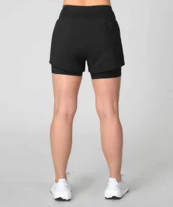 Johaug Women's Impact Shorts 2 In 1 Black New