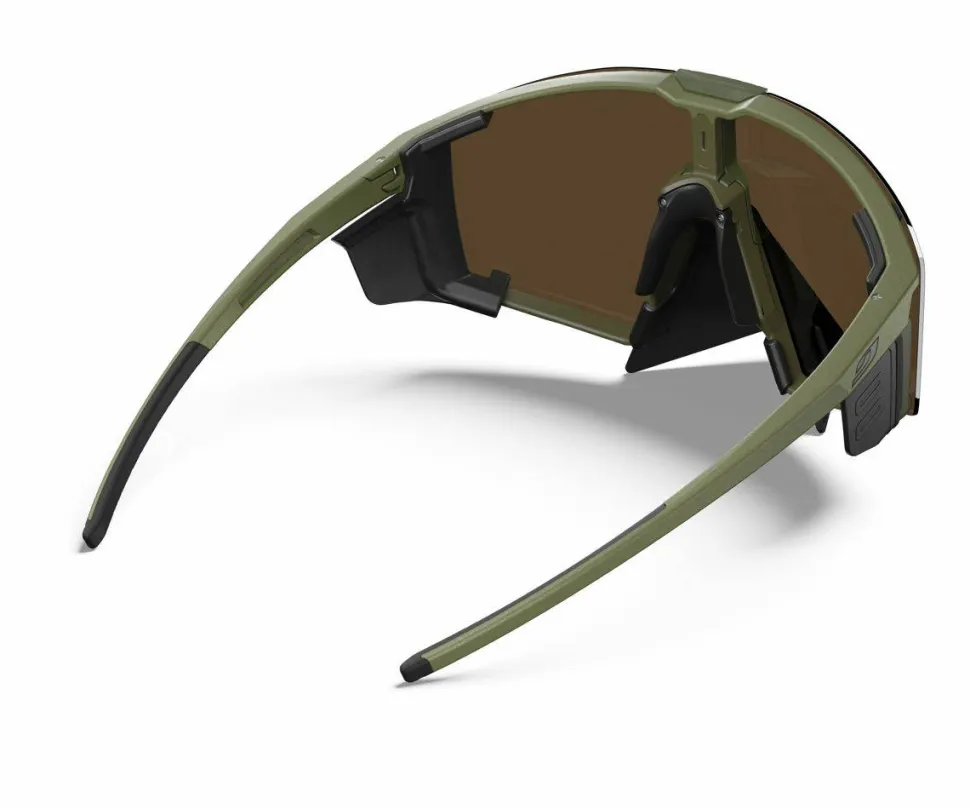 Julbo Edge Cover Army Green/black Reactiv 2-4 Blue Flash