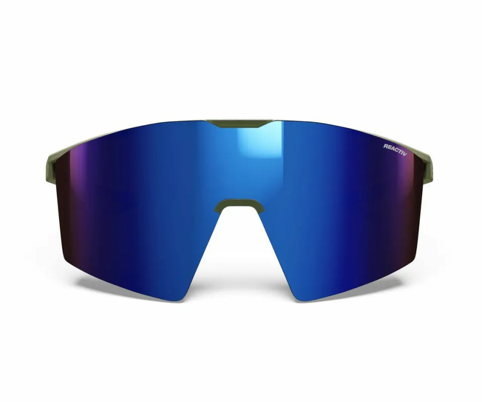 Julbo Edge Cover Army Green/black Reactiv 2-4 Blue Flash