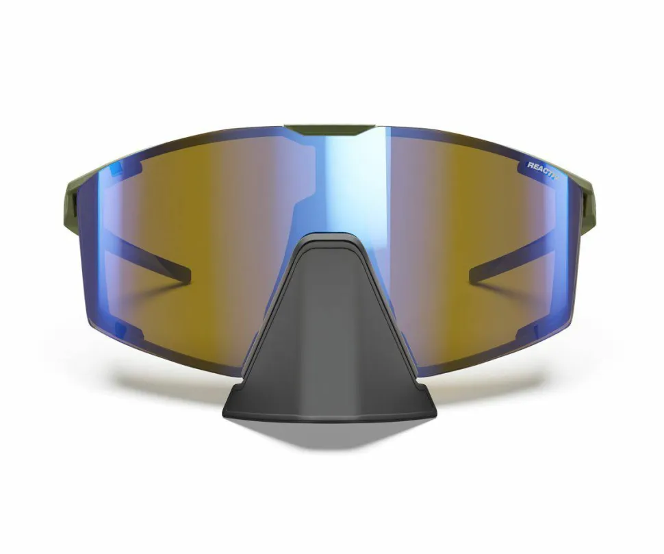 Julbo Edge Cover Army Green/black Reactiv 2-4 Blue Flash