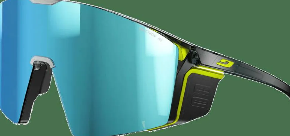 Julbo Edge Cover Spectron HD Polarized Black/Fluorescent Yellow - Blue Spectron HD 4 Polarized