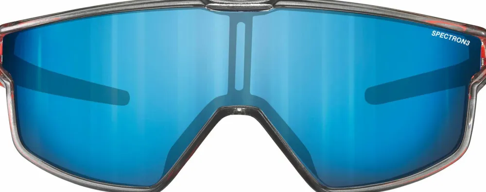 Julbo Kids' Fury Mini Spectron 3 Shiny Translucent Grey/Fluo Orange Matt Outlet