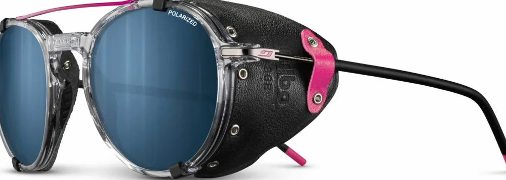 Julbo Legacy Spectron 3 Polarized Shiny Translucent Crystal/Pink/Black Best