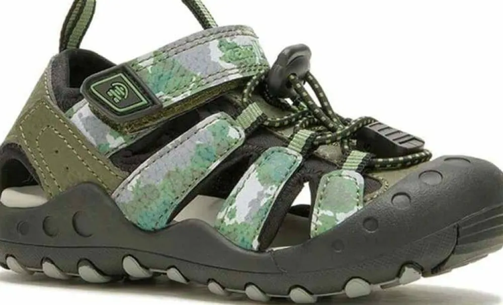 Kamik Kids' Crab Print Olive New
