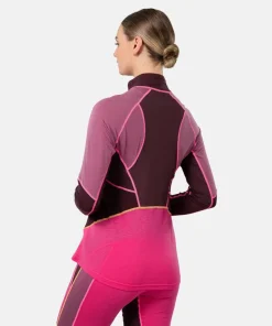 Clearance Women's Alma Half Zip Berry Underställ Dam