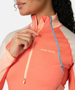 Kari Traa Women's Alma Half Zip Coral Outlet