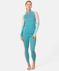 Kari Traa Women's Alma Half Zip Blue Lagoon
