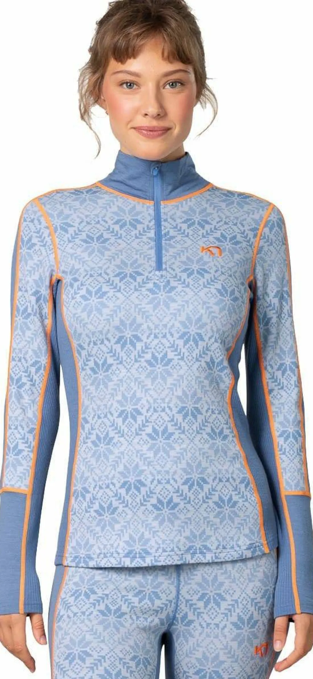 Kari Traa Women's Anna Half Zip Sea Clearance