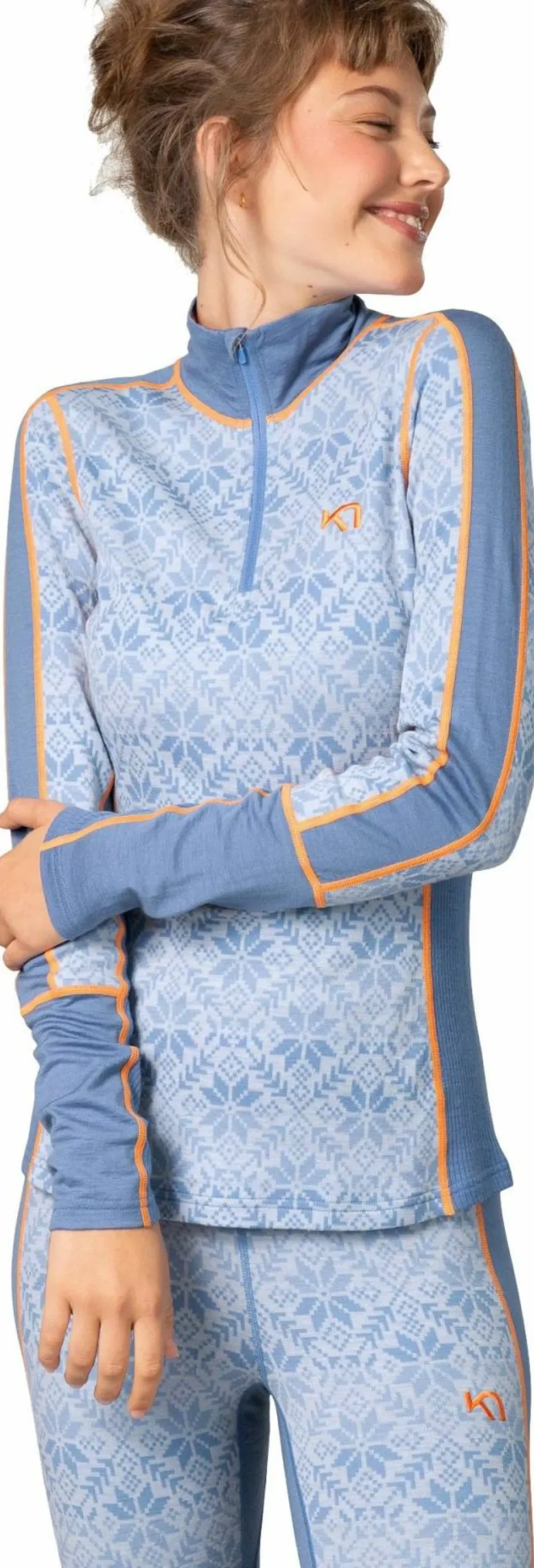 Kari Traa Women's Anna Half Zip Sea Clearance