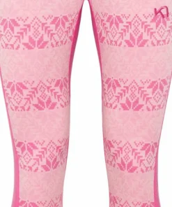 Kari Traa Women's Anna High Waist Pants Bright Pink New