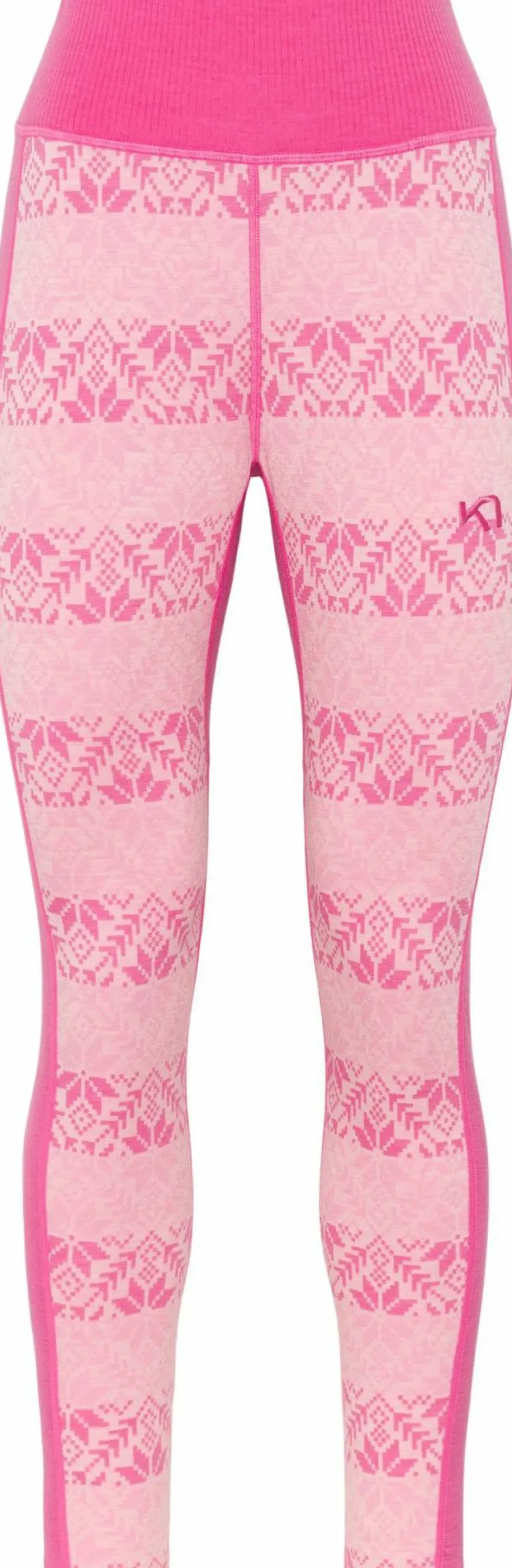 Kari Traa Women's Anna High Waist Pants Bright Pink New