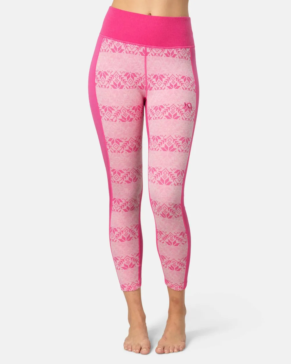 Kari Traa Women's Anna High Waist Pants Bright Pink New