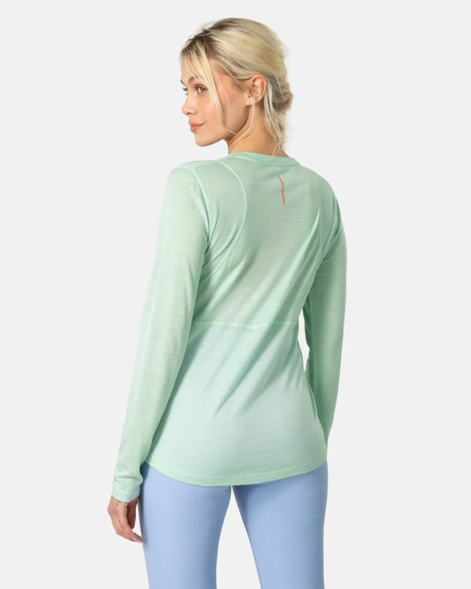 Kari Traa Women's Embla Wool Long Sleeve Light Green