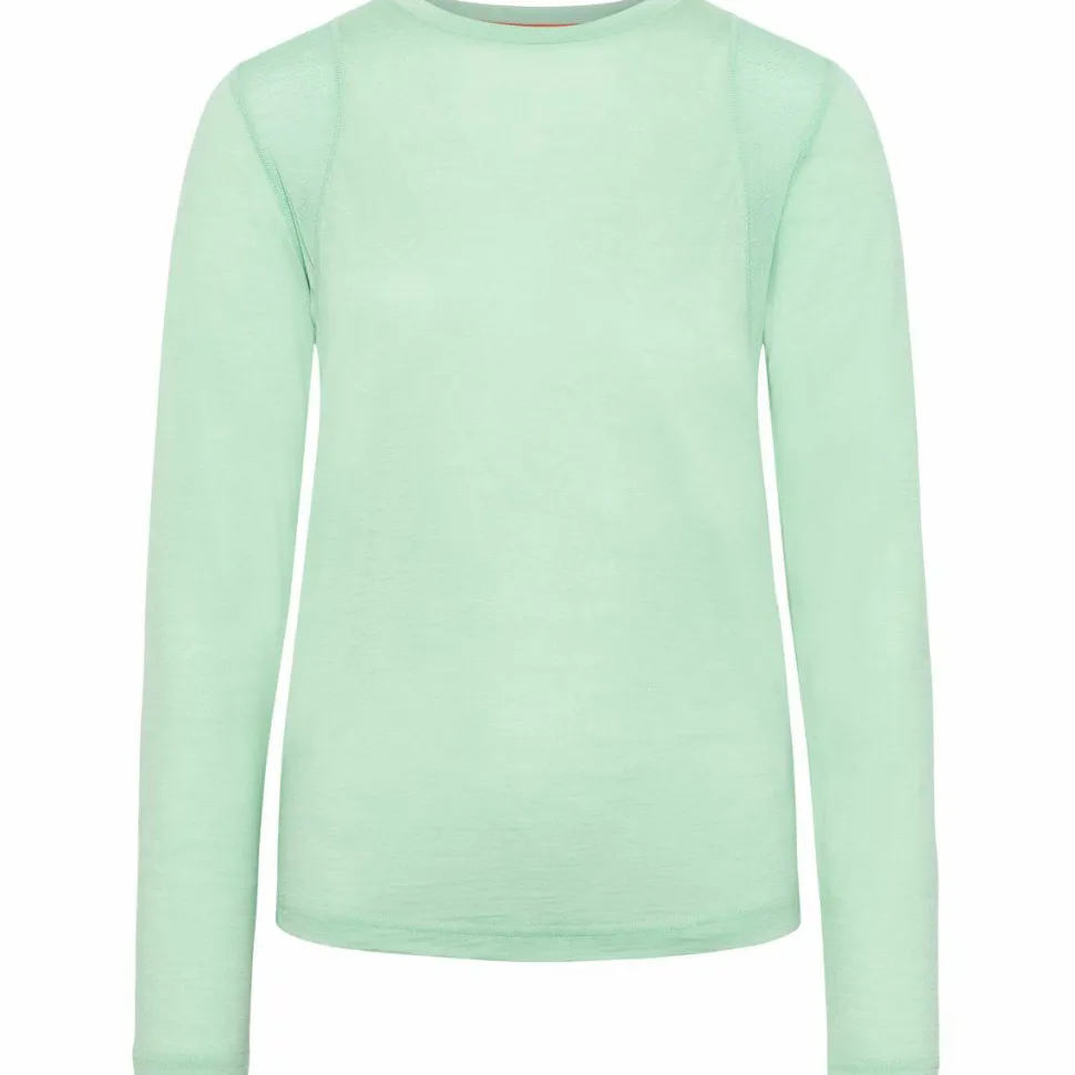 Kari Traa Women's Embla Wool Long Sleeve Light Green