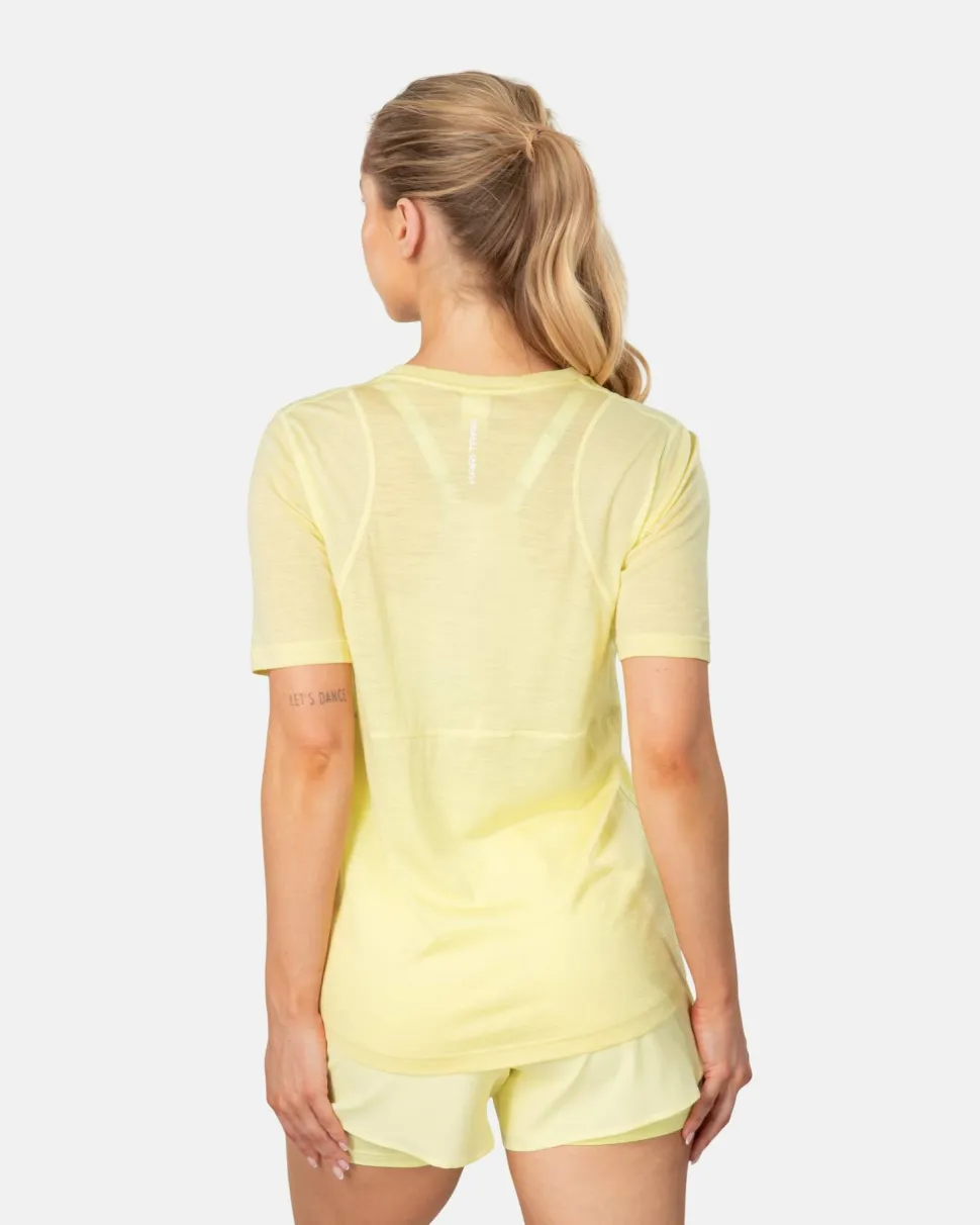 Kari Traa Women's Embla Wool Tee Mellow Yellow