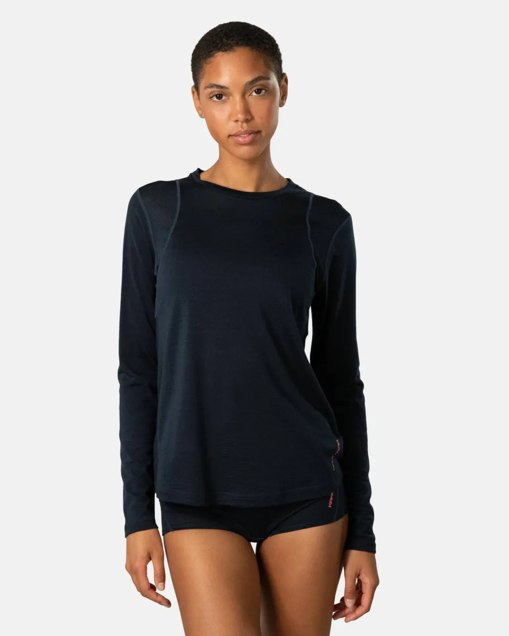 Kari Traa Women's Embla Wool Long Sleeve Dark Navy Blue Discount