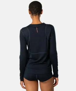 Kari Traa Women's Embla Wool Long Sleeve Dark Navy Blue Discount
