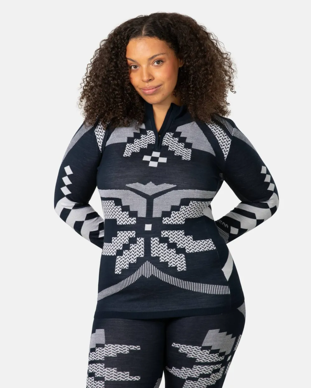 Kari Traa Women's Faith Half Zip Dark Navy Blue Sale