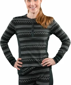 Women's Åkle Long Sleeve Dark Grey Skidkläder Dam|Underställ Dam