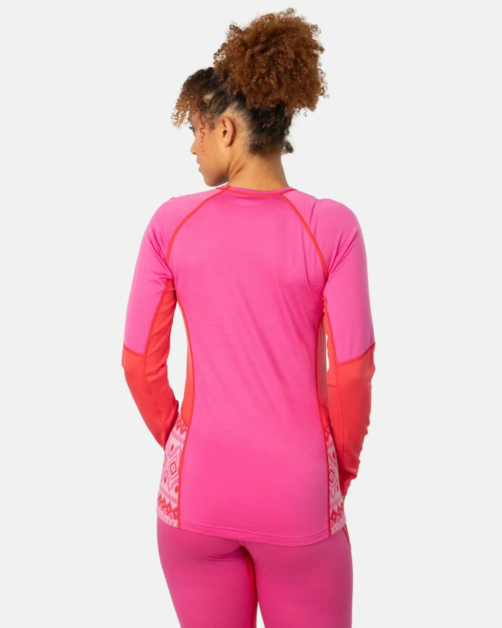 Kari Traa Women's Malia Long Sleeve Bright Pink Hot