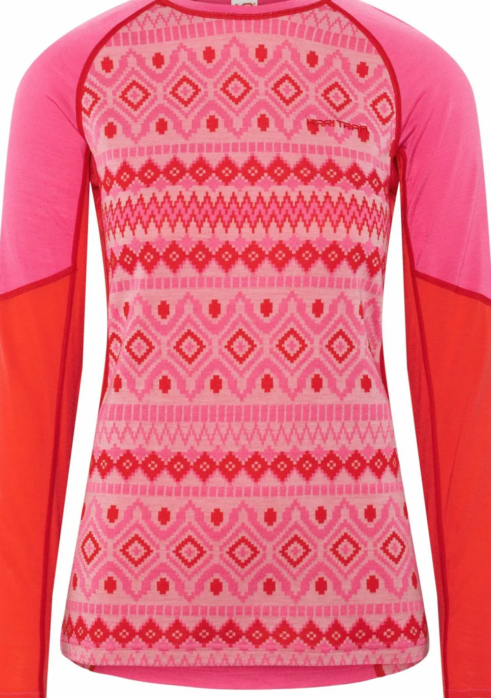 Kari Traa Women's Malia Long Sleeve Bright Pink Hot